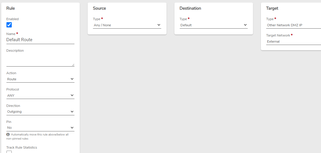 VPN Default Route Rule