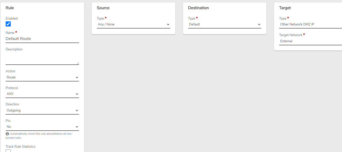 VPN Default Route Rule