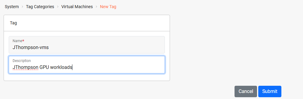 New tag - Light Mode
