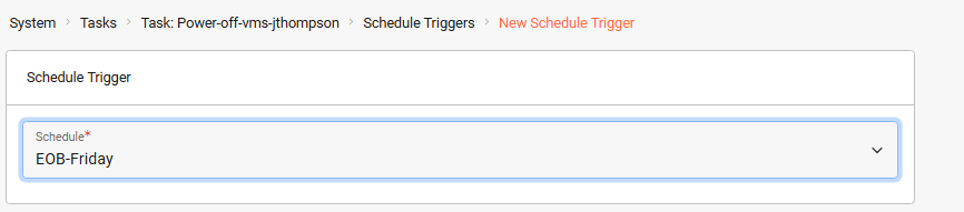 Schedule trigger - Light Mode